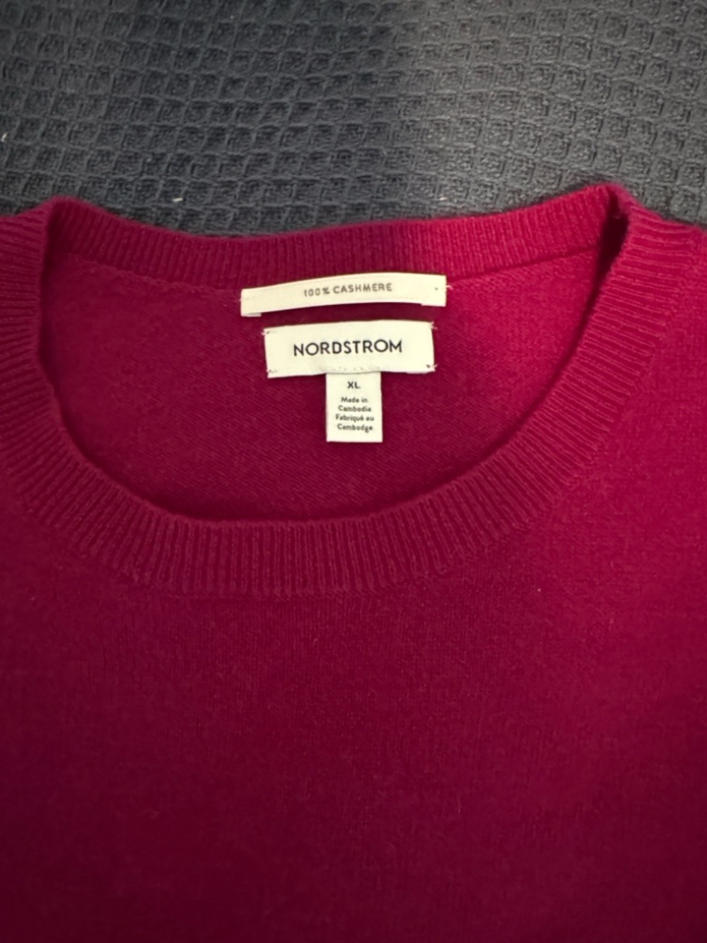 Nordstrom Women's Crewneck Sweater - Raspberry Pink